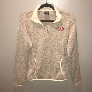 Alpha Phi Charles River Quarter Zip